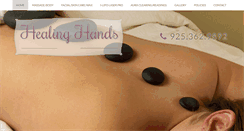 Desktop Screenshot of healinghandssalon.net